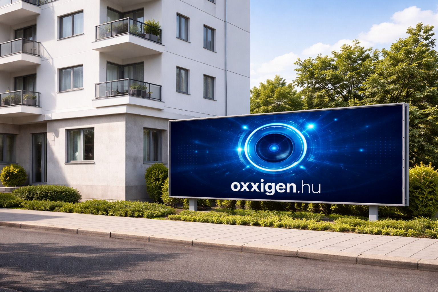 Óriásplakát kültéren