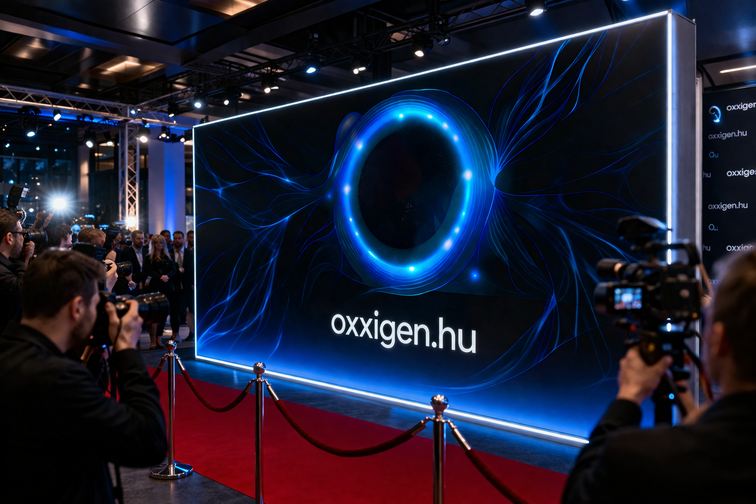 Szabadon álló világító textilbox