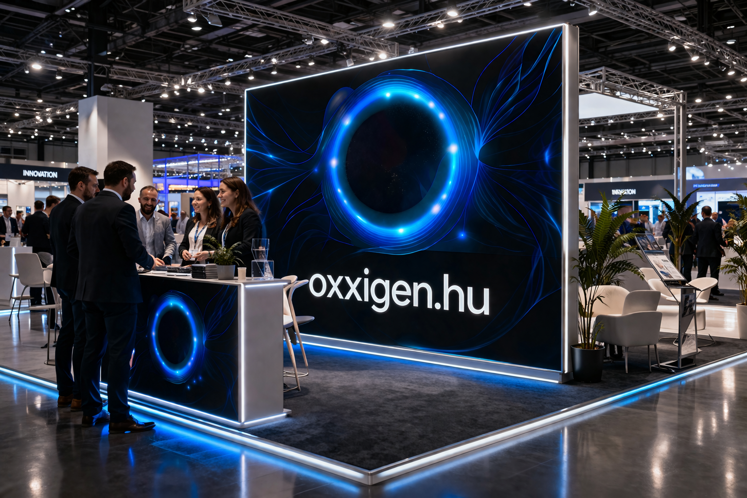 Világító textilfal LED háttérvilágítással